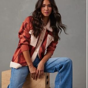 Parkside patterned knit jacket M